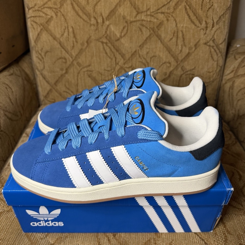 adidas Campus 00s Bright Blue Dark Marine ID2049 Men's Size 12 Sneakers